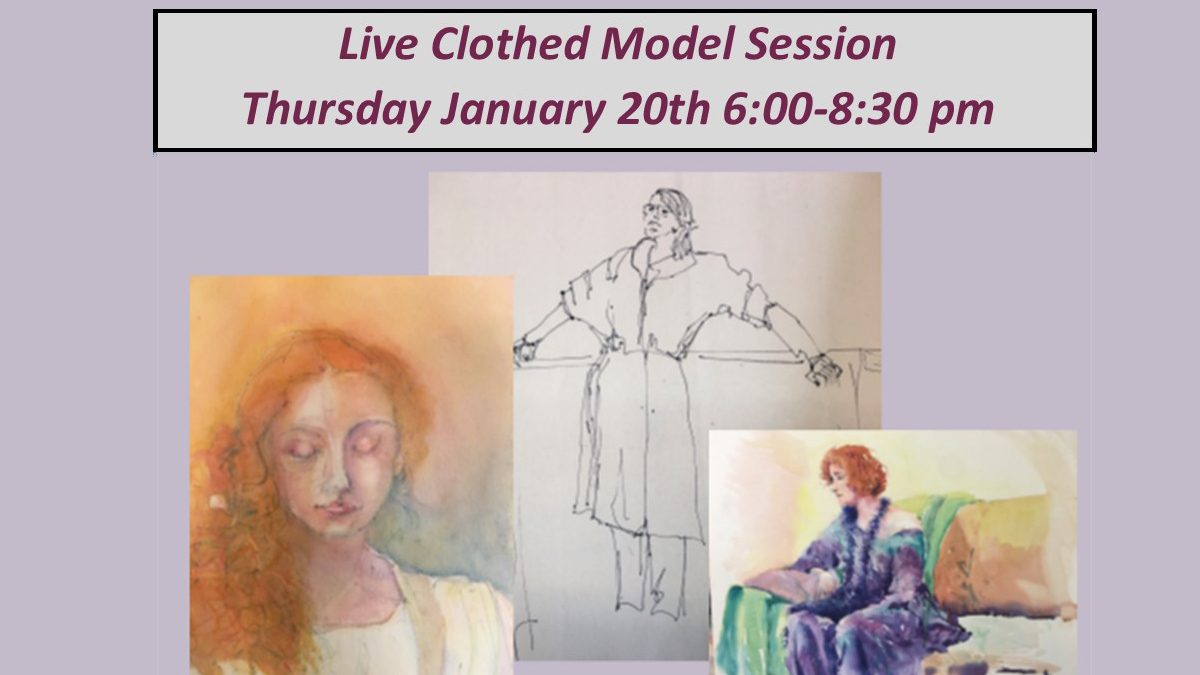 Live Clothed Model Session at Antioch Fine Arts Foundation